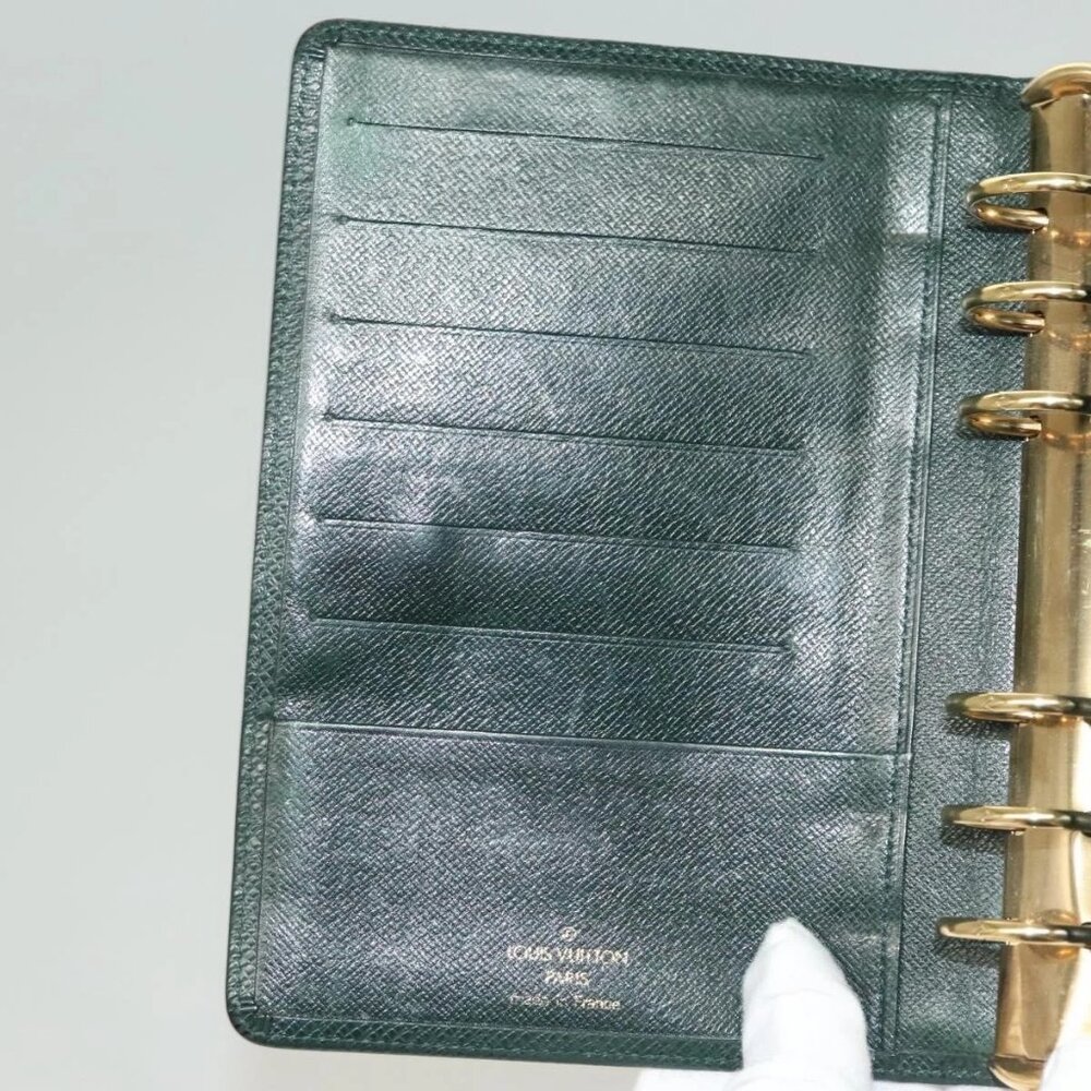 LOUIS VUITTON Taiga Agenda MM Day Planner Cover Epicea - Picture 14 of 16